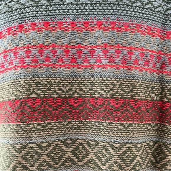 Anne Klein Knit Jacket w/Detachable Fur Collar, Fire Red Size M New w/Tag $159 - Picture 7 of 11